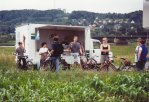 Überfall auf einen Eisstand am Elberadweg