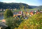 Blick ins Elbtal bei Wehlen