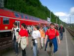 Umsteigen in Bad Schandau