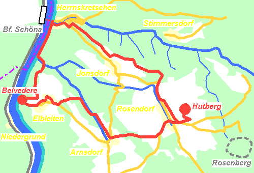 Tourkarte Frühjahr 2008