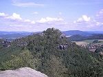 Blick vom Gohrisch zum Papststein