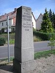 Triangulationssäule in Unkersdorf