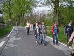 Demo auf der Straße nach Grünberg