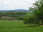 Blick zum Schneeberg beim Abstieg