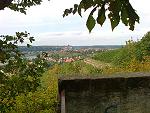 Blick vom Balkon zur Meißner Burg