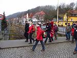 Auf der Gottleuba-Brücke ...