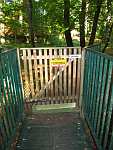 Das Tor zum Park - Vorsicht Hunde!