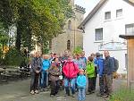 Gruppenfoto beim Warten auf die Letzten