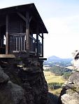 Die Hütte auf dem Marienfelsen