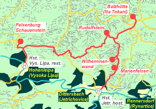 Tourkarte Frühjahrswanderung 2016