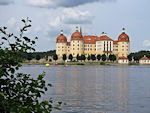Blick aufs Jagdschloss Moritzburg