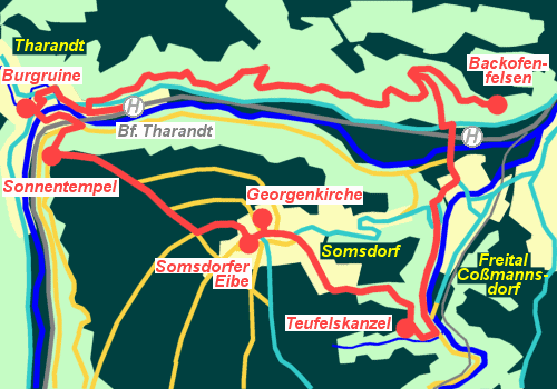 Tourkarte Winterwanderung 2017