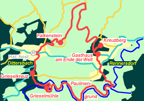 Tourkarte Frühjahrswanderung 2017