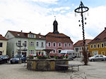 Der Marktplatz von Radeburg