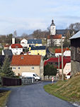 Blick zur Dorfkirche