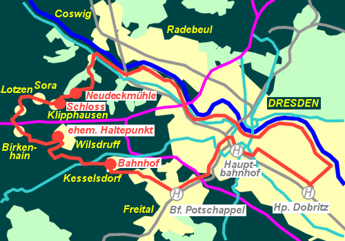 Tourkarte Radtour 2018