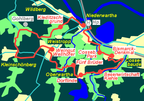 Tourkarte Herbst 2018