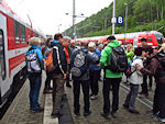 Umsteigen in Bad Schandau