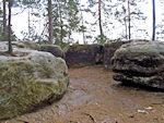 Das Kellergeschoss der Burg