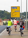 Auf der Elbebrücke