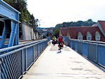 Auf der Elbebrücke im Meißen