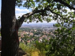 Blick von der Bastion an der Blechburg