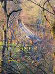 Blick von oben auf das Viadukt