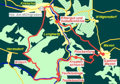 Tourkarte Herbst 2020