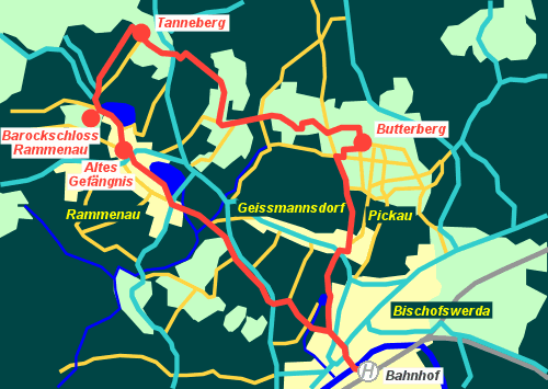 Tourkarte Frühjahr 2021