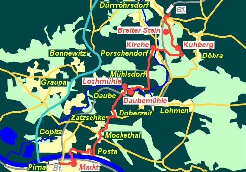 Tourkarte Herbstwanderung 2021