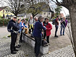 Kurze Pause nach dem Anstieg