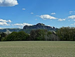 ... mit Blick auf die Schrammsteine