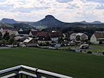 Blick vom Turm zu König- und Lilienstein