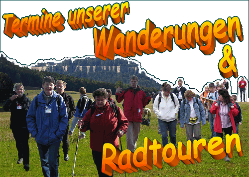 Wanderungen und Radtouren der Dresdner Wandervögel